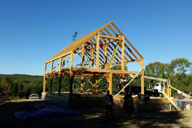 The Timber Frame Building Process, Start to Raising Day